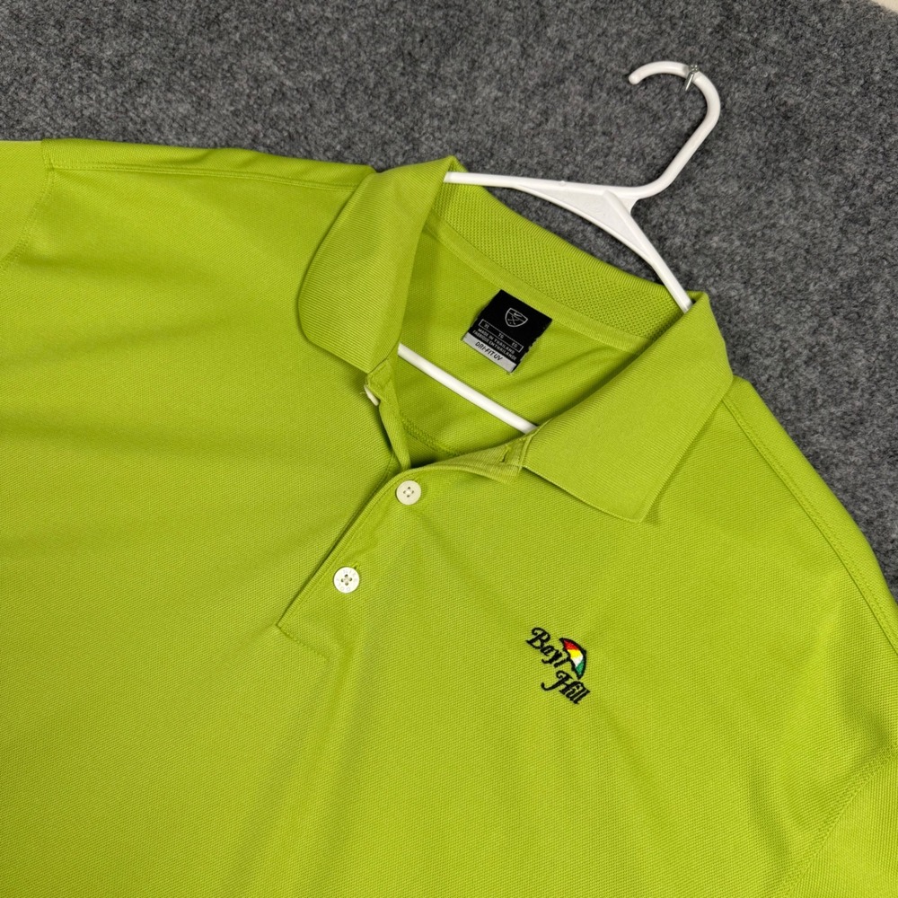 Nike Golf Bay Hill Polo Shirt Men XL Green Dri-Fit UV Short Sleeve Performance‎